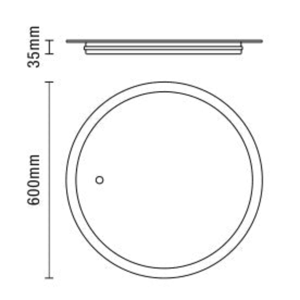 Fal Round LED Mirror with Demist