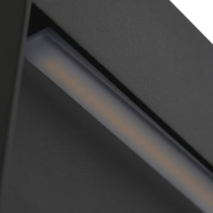 Puya 10/16cm LED  Square Wall Light- Anthracite Finish