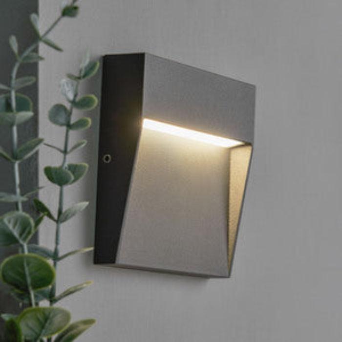 Puya 10/16cm LED  Square Wall Light- Anthracite Finish