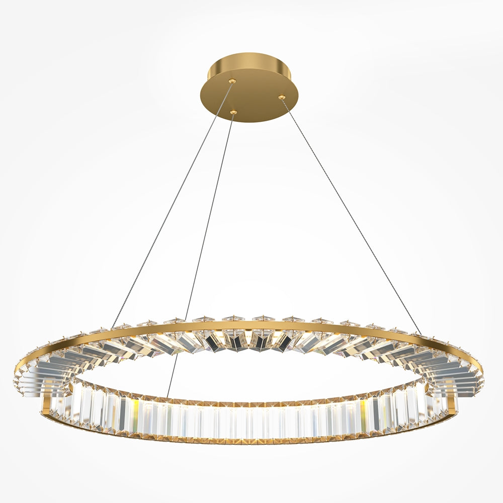 Krone Crystal Ceiling Light - Gold Finish