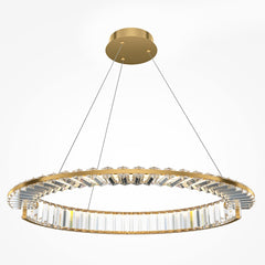 Krone Crystal Ceiling Light - Gold Finish