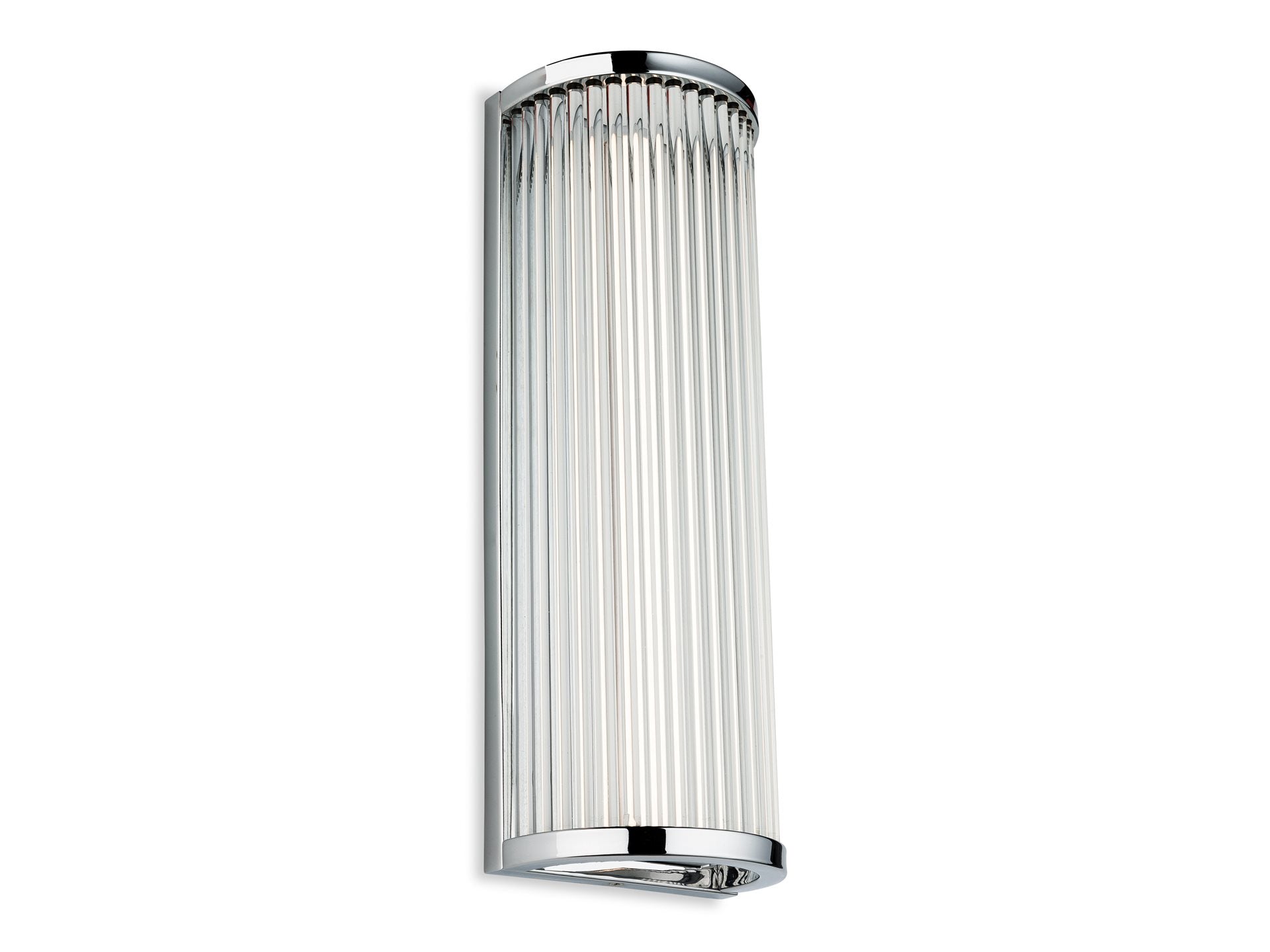 Jewel LED Wall Light- Chrome with Clear Glass Rods
