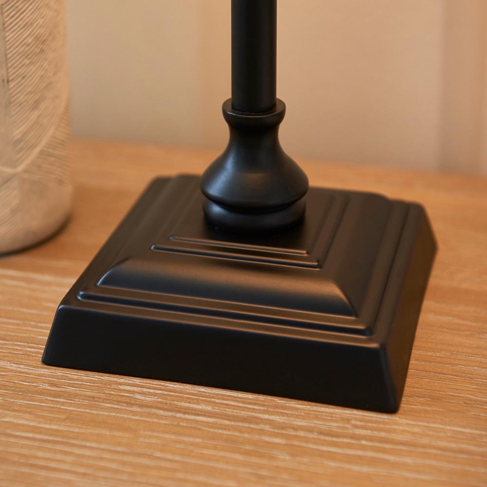 Lille Table 22cm/ 31cm Shade- Black/ Brass Base Finishes
