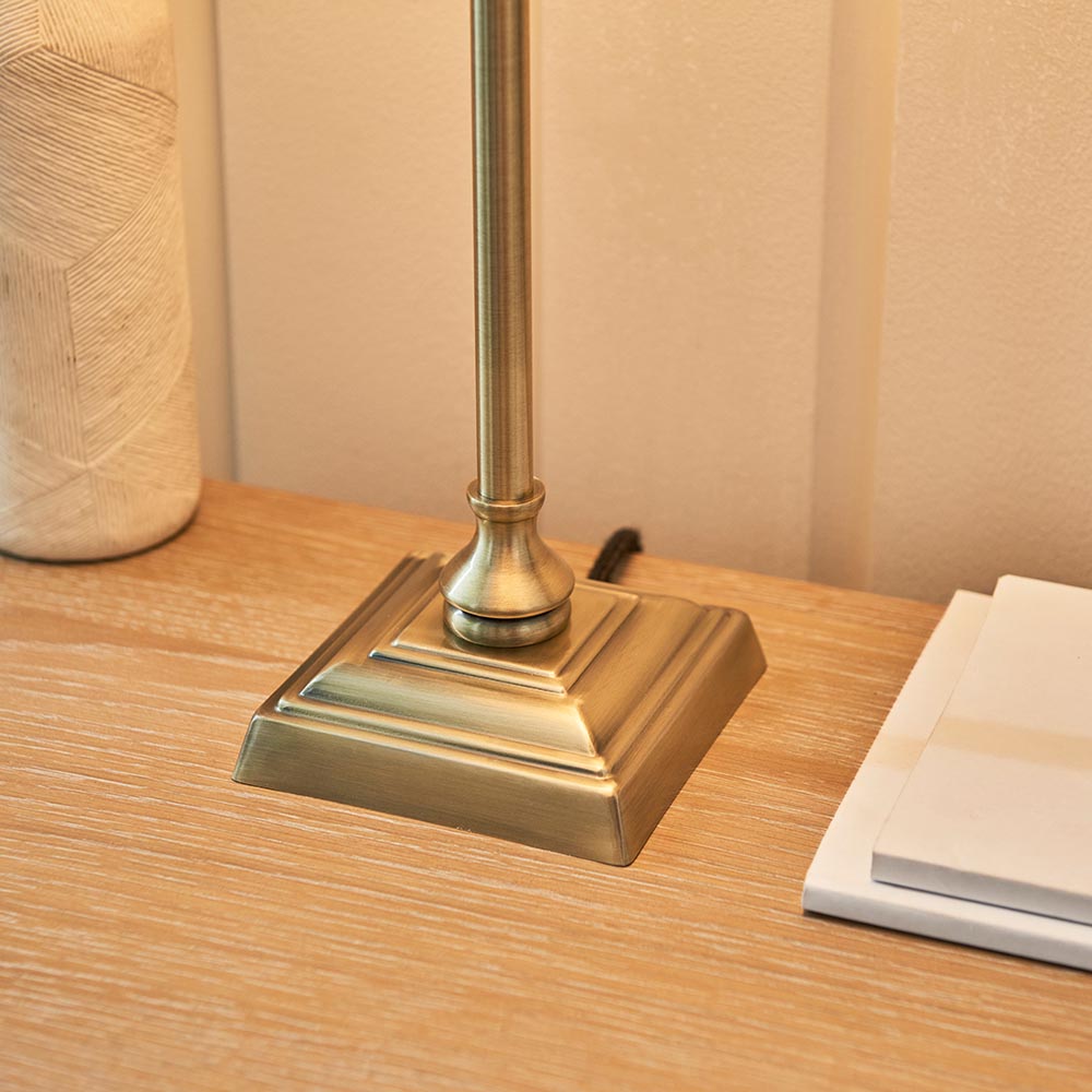 Lille Table 22cm/ 31cm Shade- Black/ Brass Base Finishes