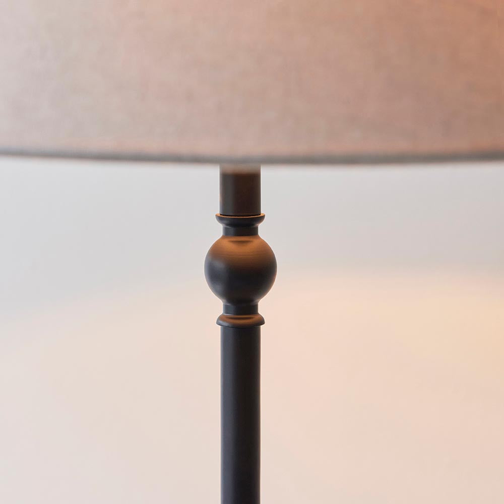 Lille Floor Lamp- Black/ Brass Base Finishes