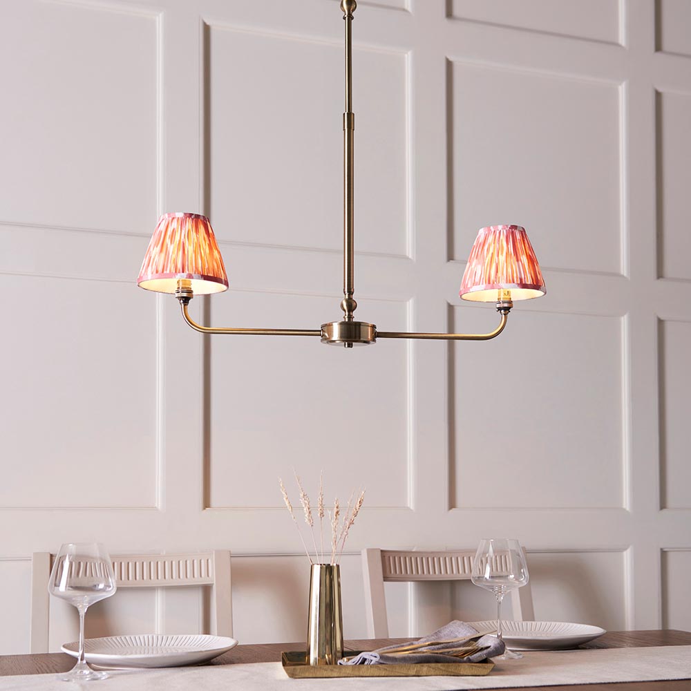 Lille 16cm 2lt Linear Pendant- Various Finishes