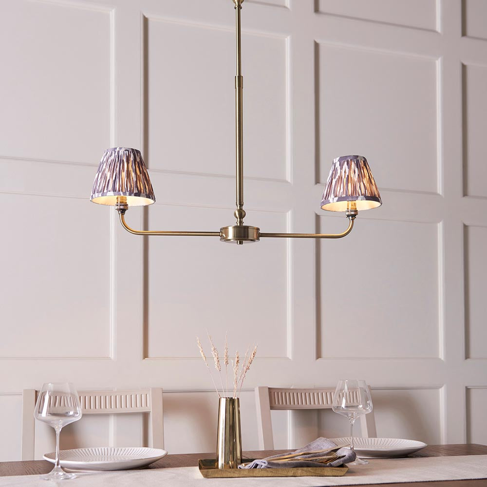 Lille 16cm 2lt Linear Pendant- Various Finishes