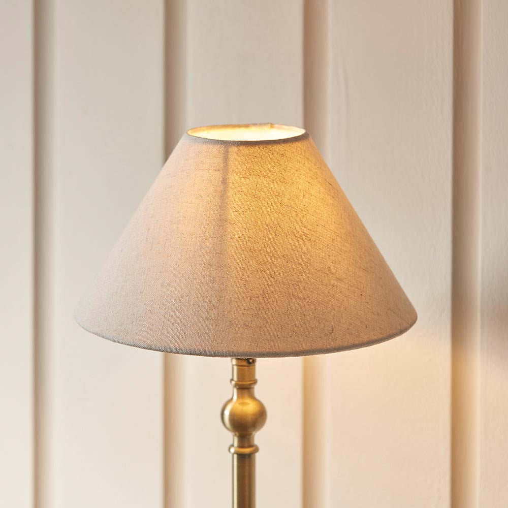 Lille Table 22cm/ 31cm Shade- Black/ Brass Base Finishes