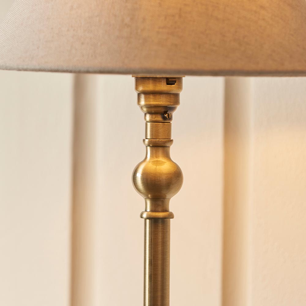 Lille Table 22cm/ 31cm Shade- Black/ Brass Base Finishes