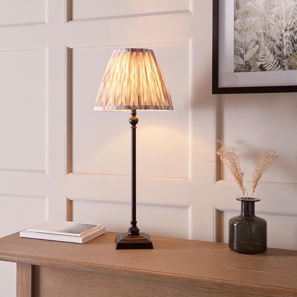 Mina & Ikat 25cm Table Lamp- Various Finishes