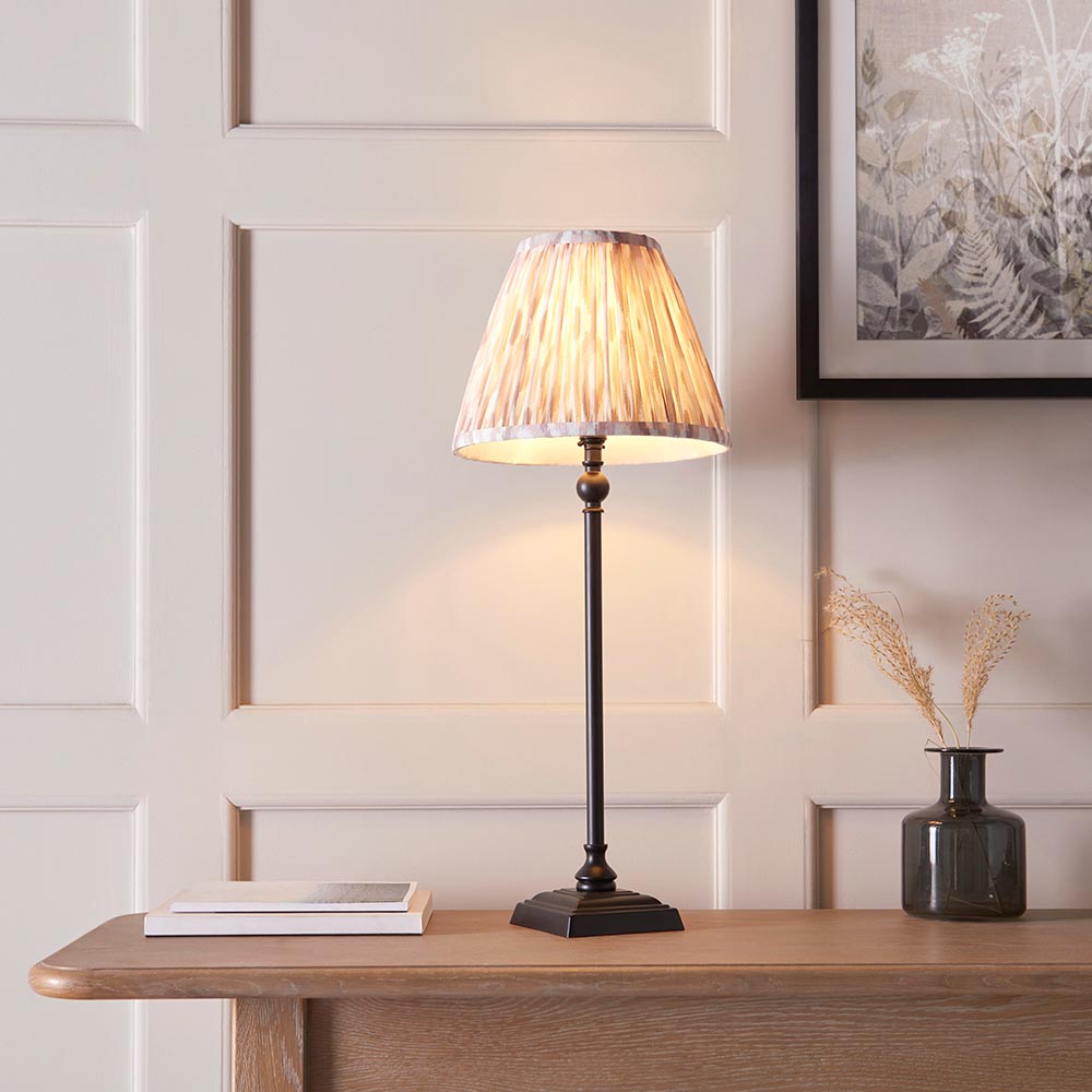 Mina & Ikat 25cm Table Lamp- Various Finishes