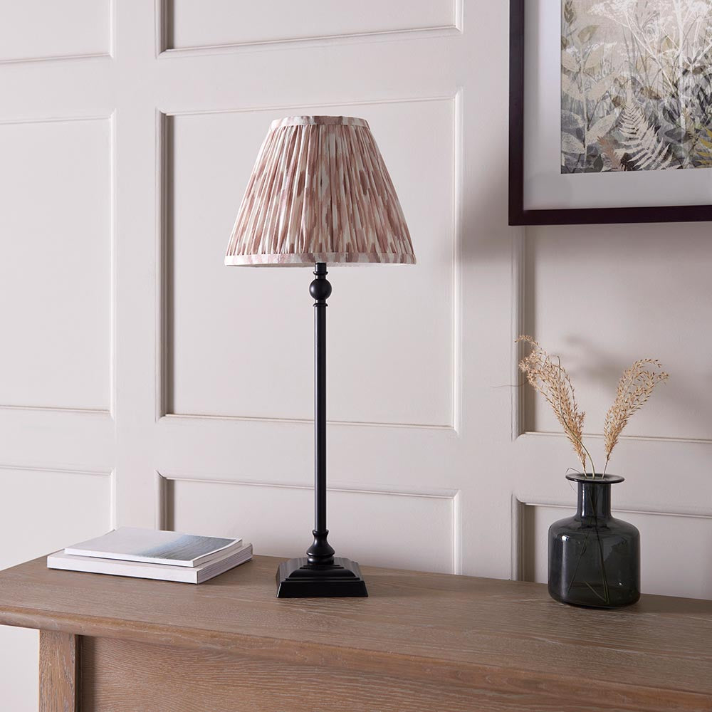 Mina & Ikat 25cm Table Lamp- Various Finishes