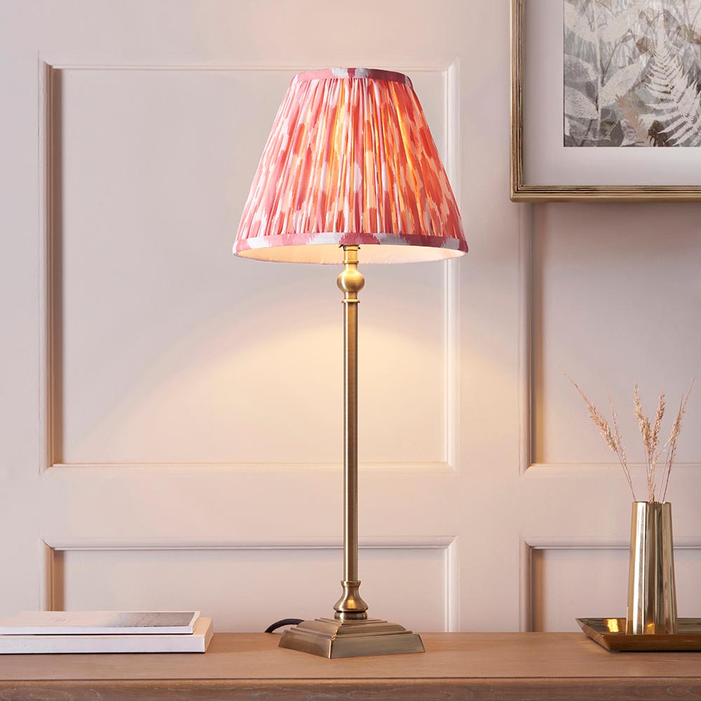 Mina & Ikat 25cm Table Lamp- Various Finishes