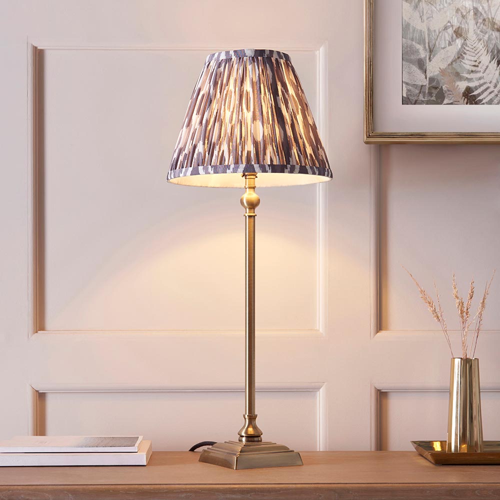 Mina & Ikat 25cm Table Lamp- Various Finishes