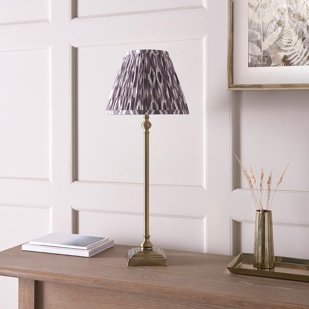 Mina & Ikat 25cm Table Lamp- Various Finishes
