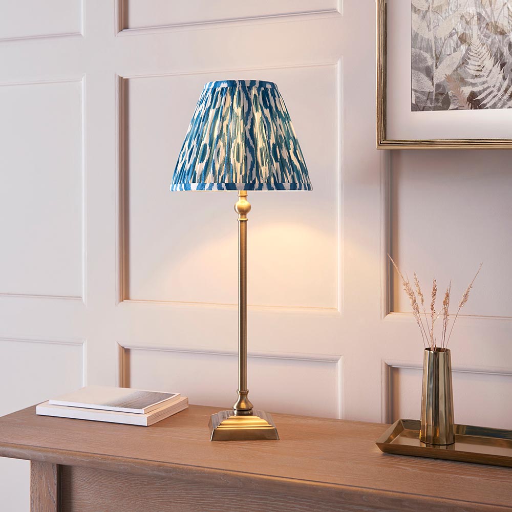 Mina & Ikat 25cm Table Lamp- Various Finishes