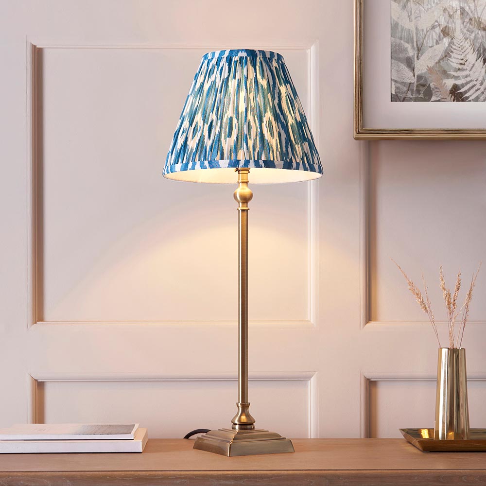 Mina & Ikat 25cm Table Lamp- Various Finishes