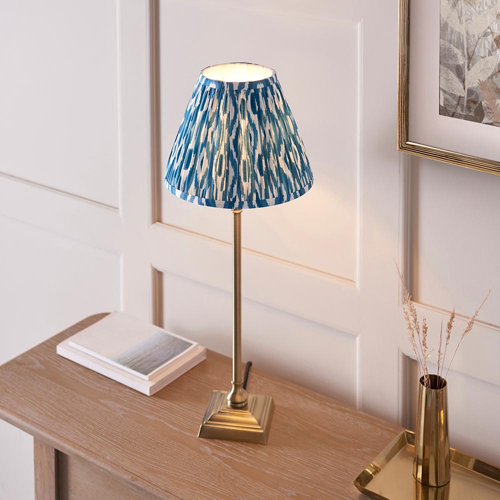 Mina & Ikat 25cm Table Lamp- Various Finishes