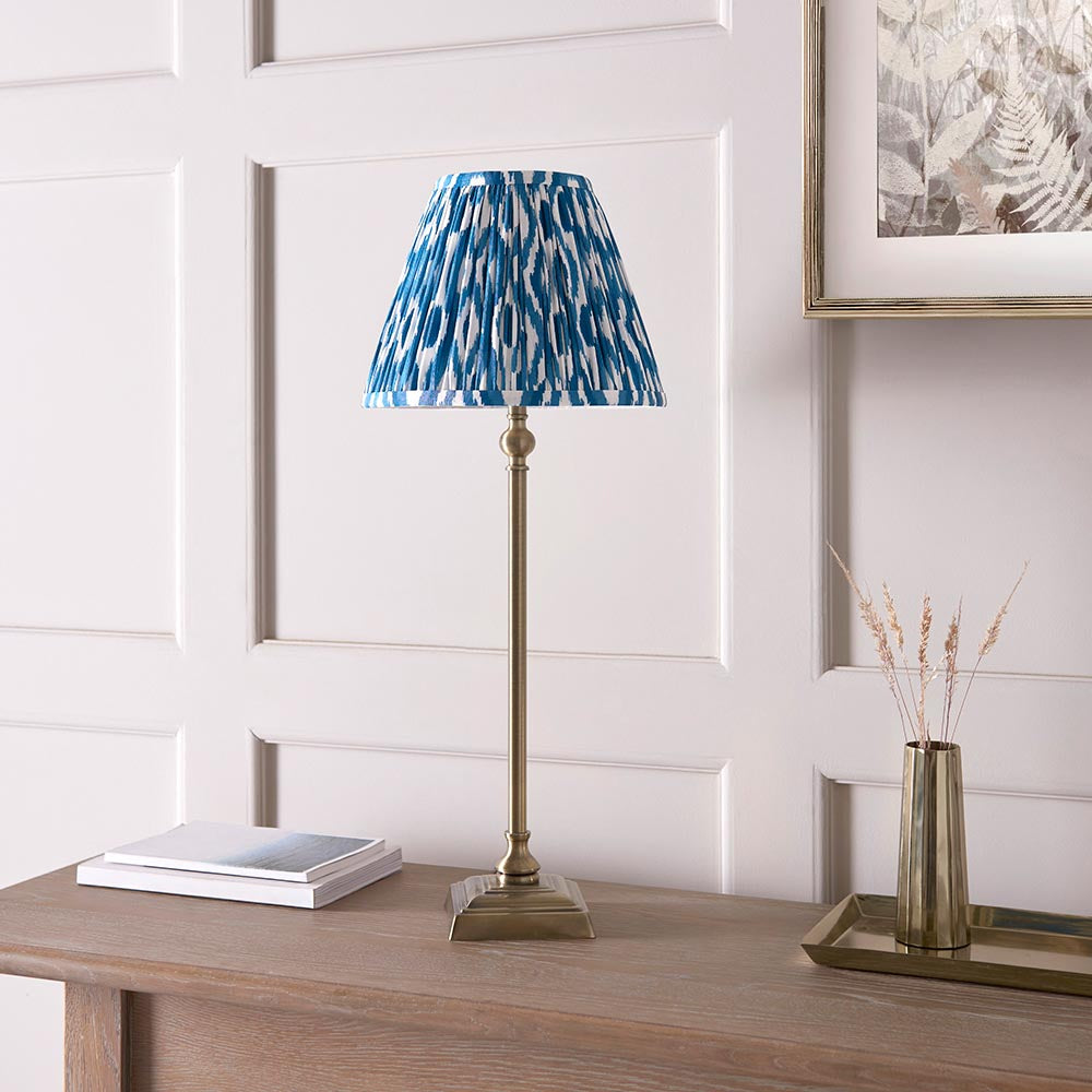 Mina & Ikat 25cm Table Lamp- Various Finishes