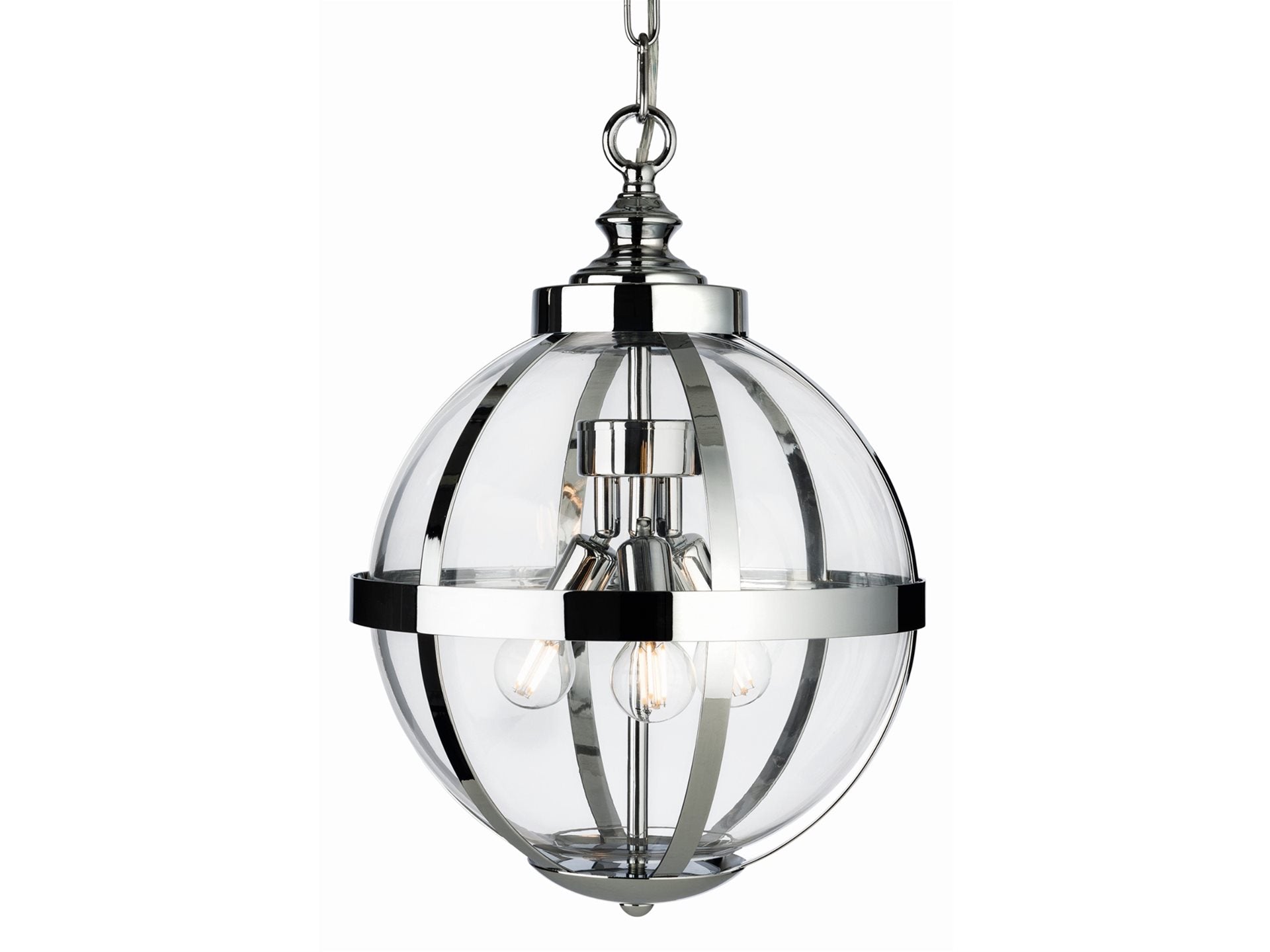 Monroe Pendant- Antique Brass/ Chrome