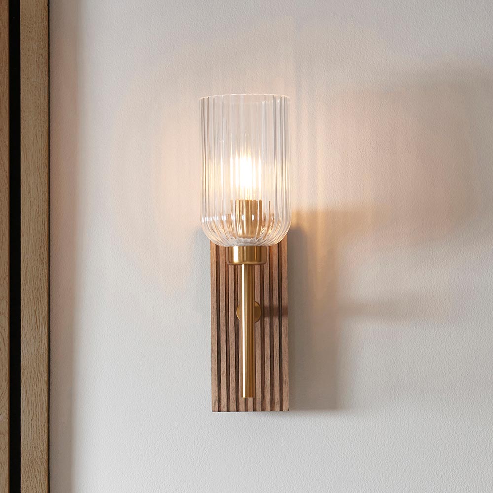 Grove Wall Light- Vintage Brass finish