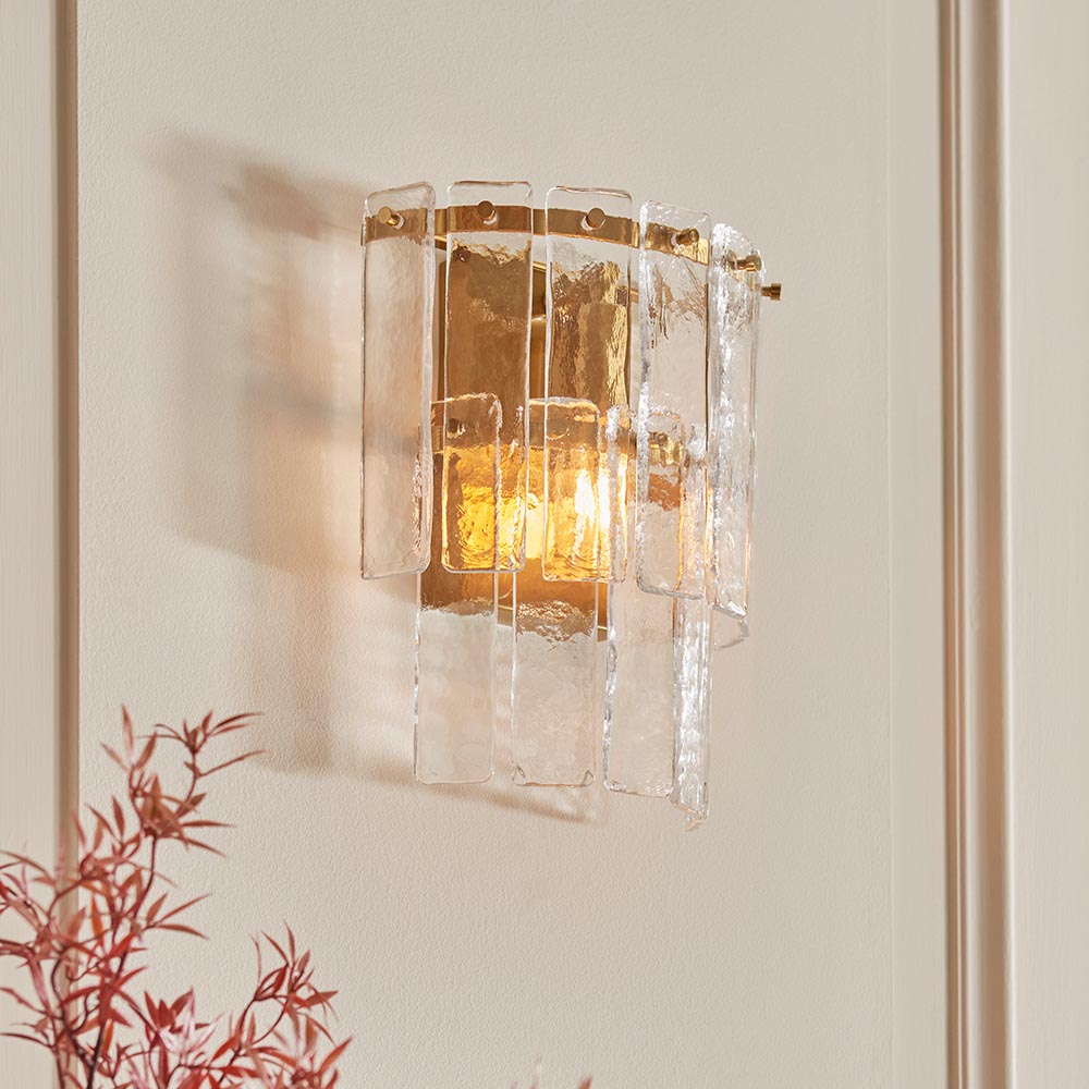 Karine Wall Light- Vintage Brass