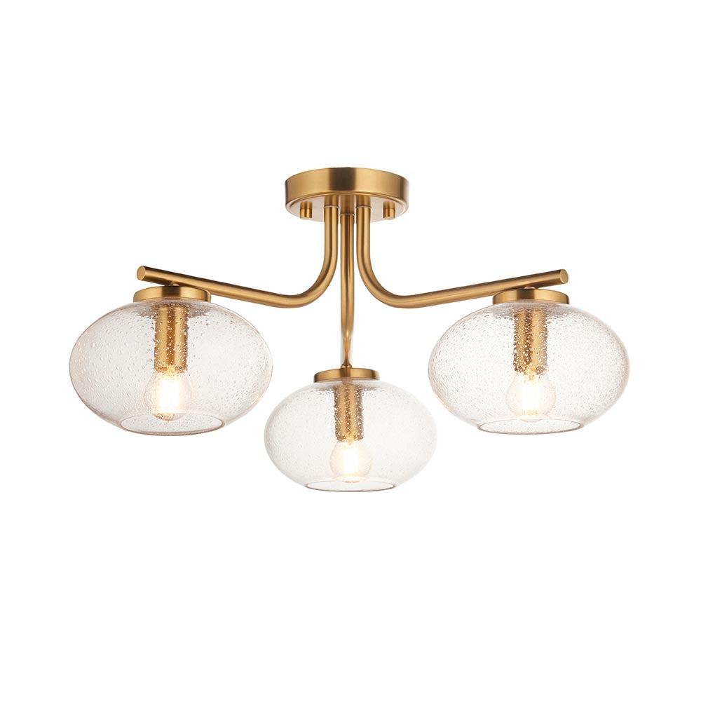 Jacob 3Lt/ 5Lt Semi Flush Ceiling Light