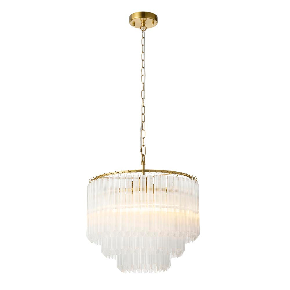 Mont 3lt/6lt Chandelier-Brushed Aged Brass