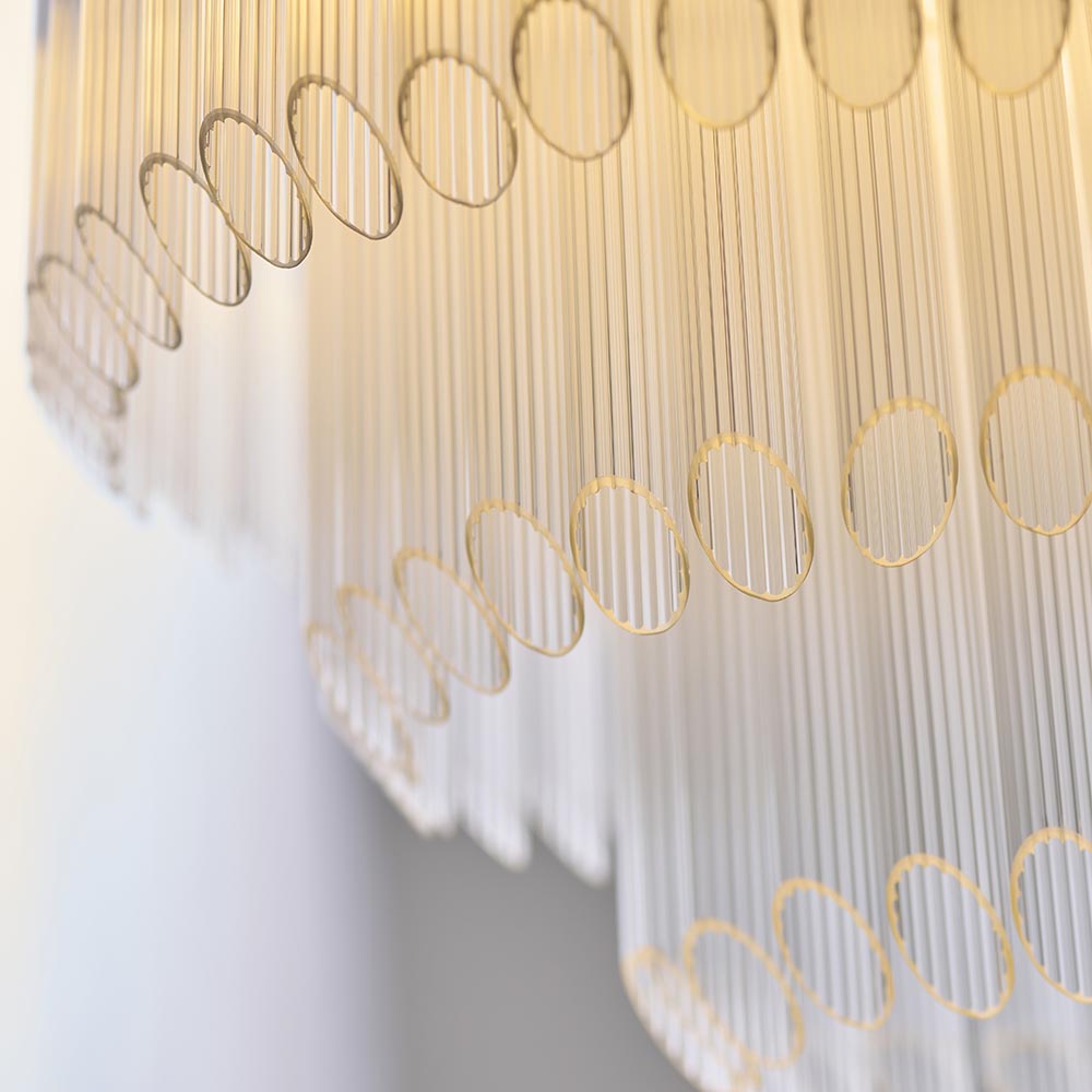Mont 3lt/6lt Chandelier-Brushed Aged Brass