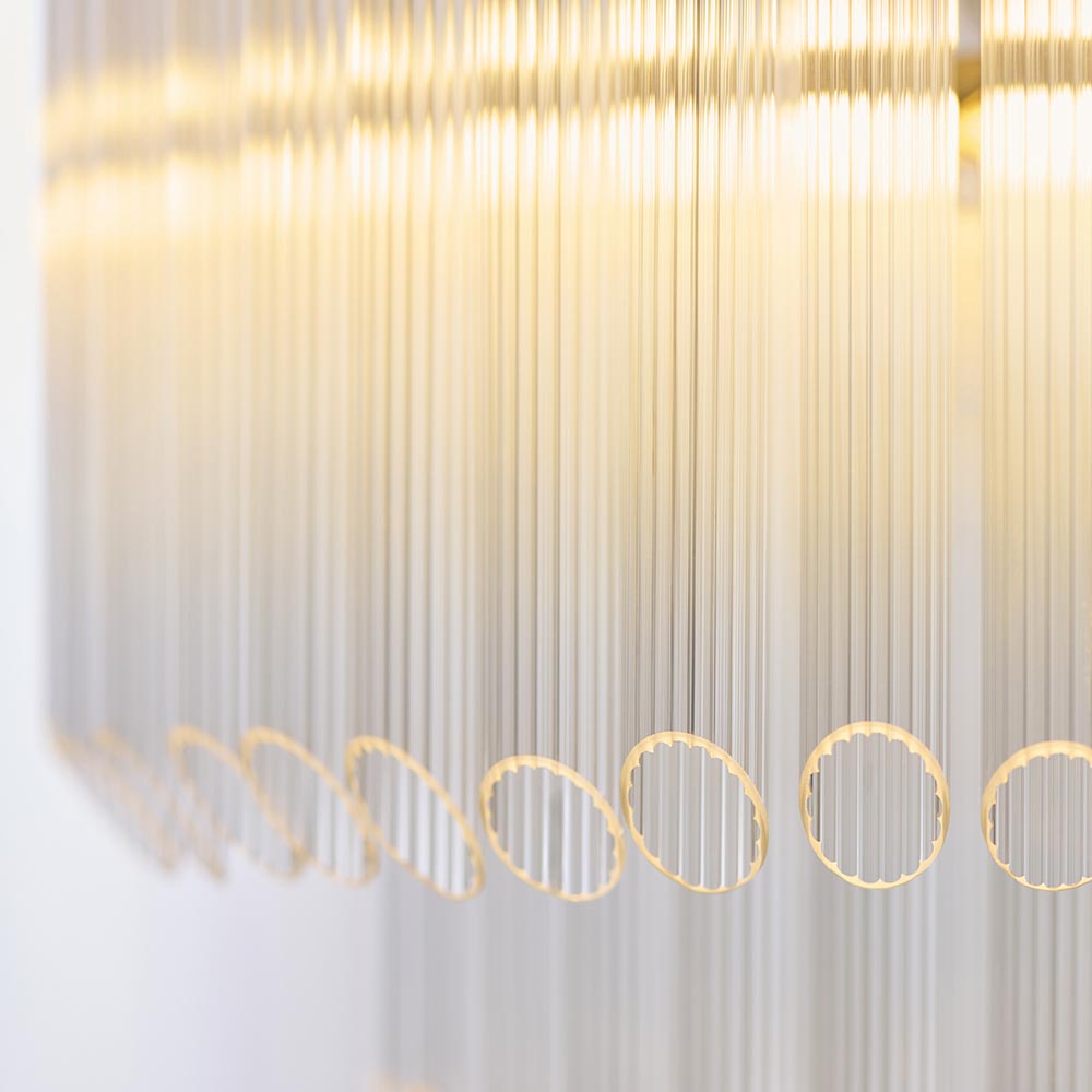 Mont 3lt/6lt Chandelier-Brushed Aged Brass