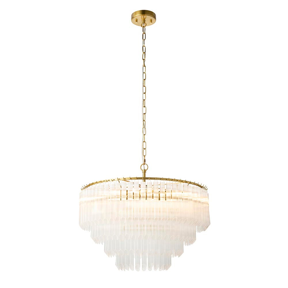 Mont 3lt/6lt Chandelier-Brushed Aged Brass