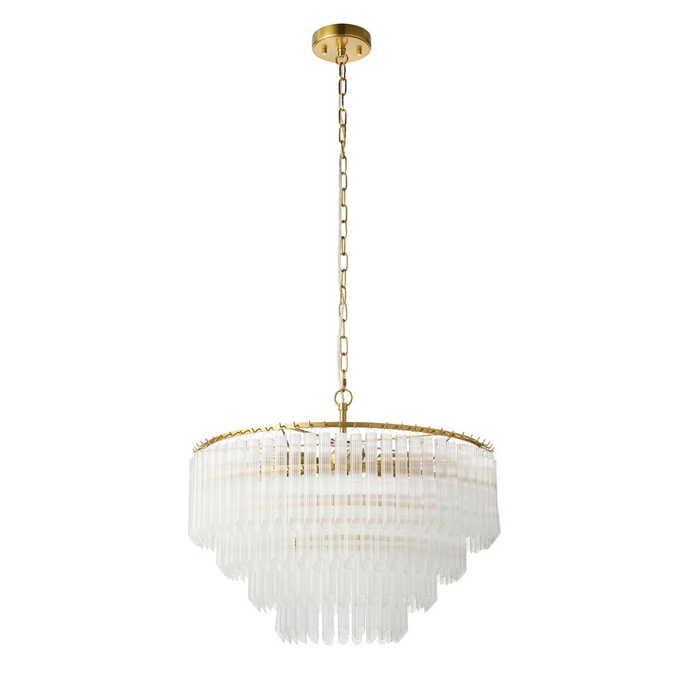 Mont 3lt/6lt Chandelier-Brushed Aged Brass