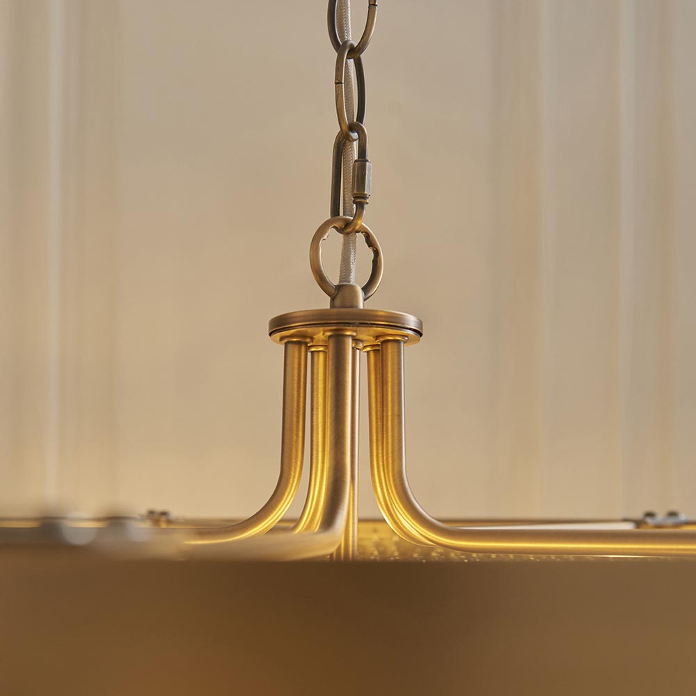Flare 5lt Ceiling Light - Antique Brass