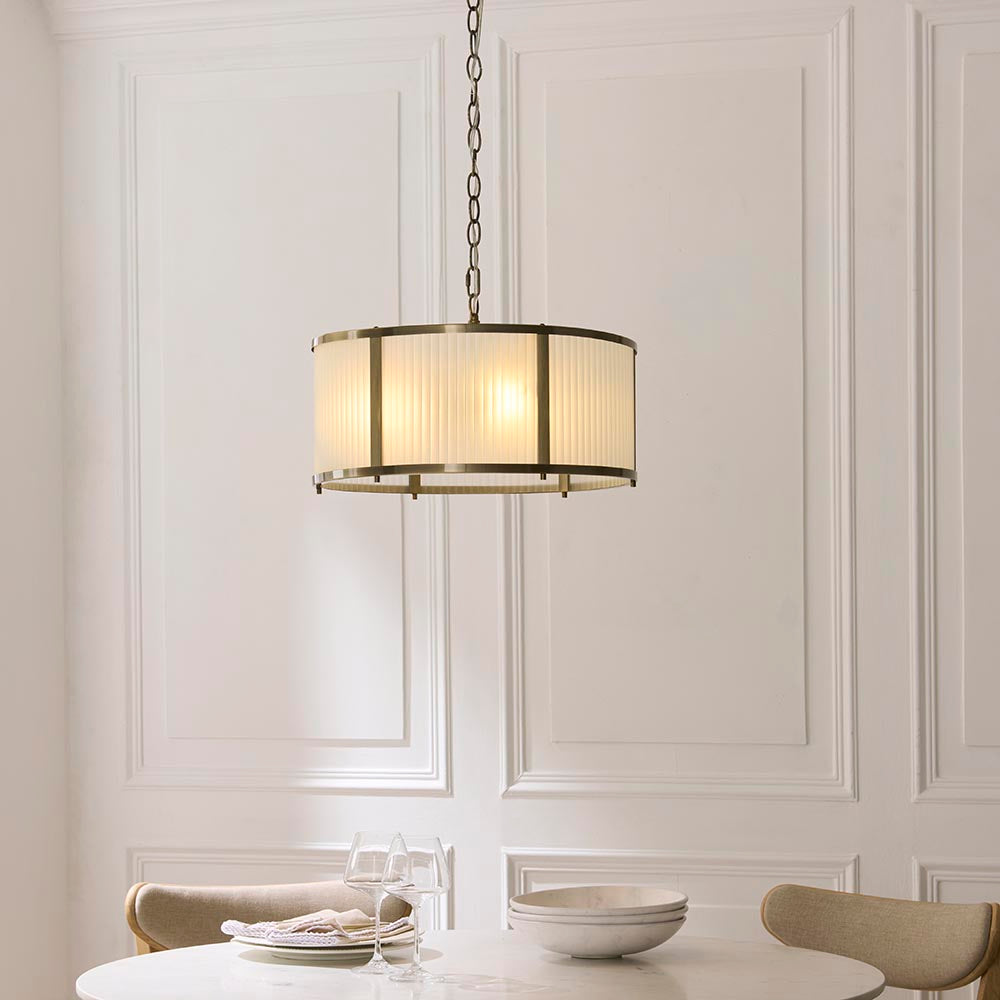 Essa 3/5Lt Ceiling Light- Antique Brass