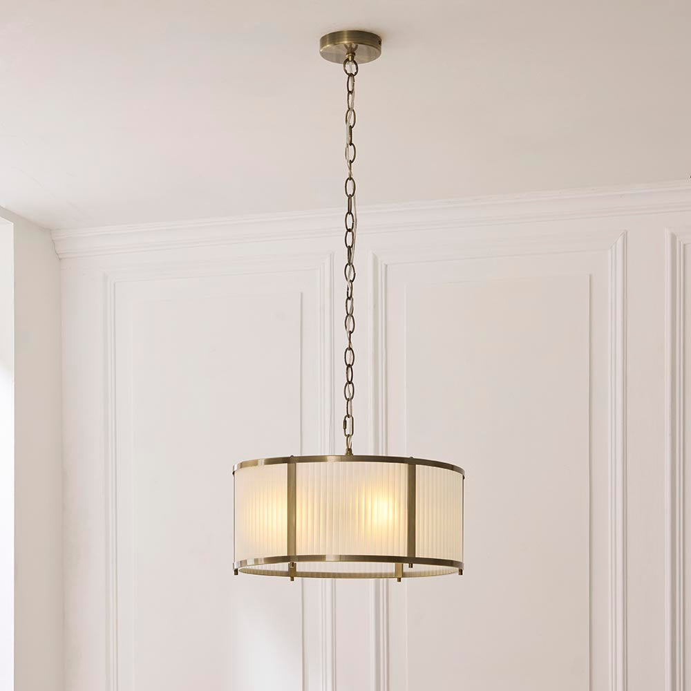 Essa 3/5Lt Ceiling Light- Antique Brass
