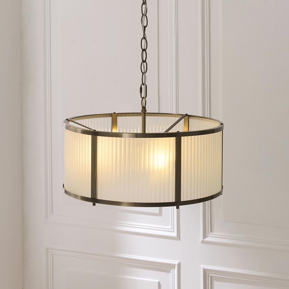 Essa 3/5Lt Ceiling Light- Antique Brass