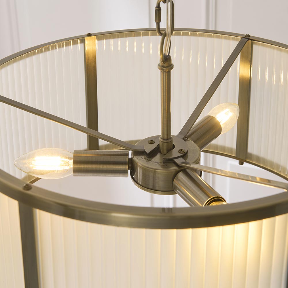 Essa 3/5Lt Ceiling Light- Antique Brass