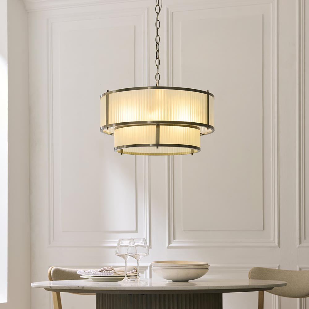 Essa 3/5Lt Ceiling Light- Antique Brass