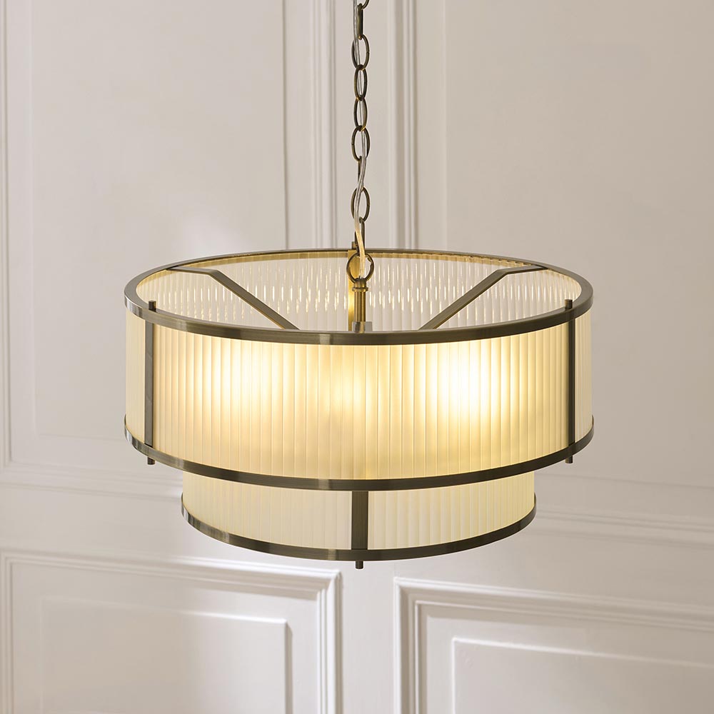 Essa 3/5Lt Ceiling Light- Antique Brass