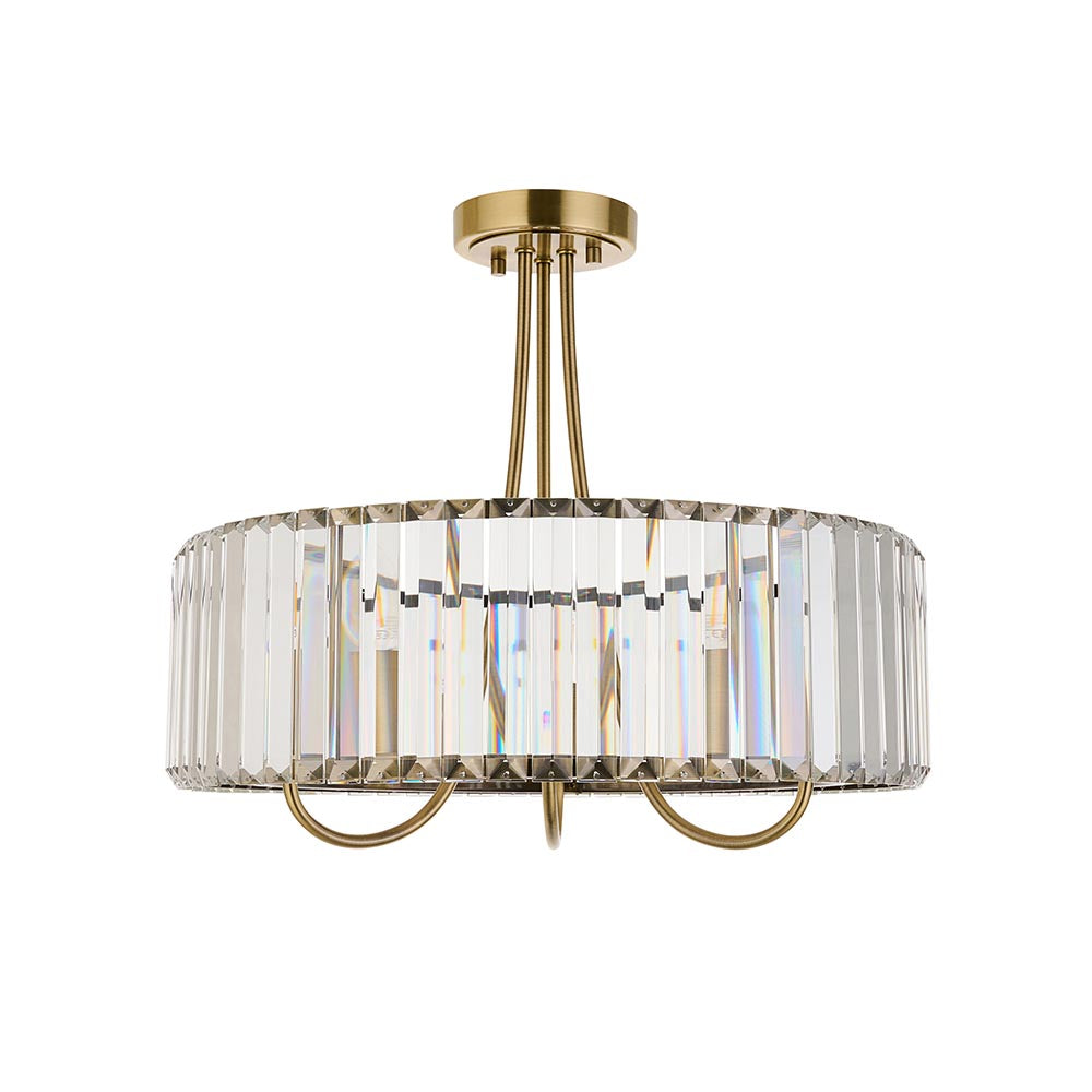 Escaly 3lt Semi Flush Ceiling Light