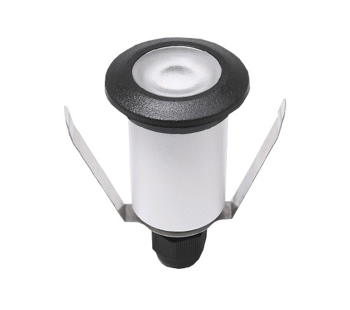 Teresa G9 1.7W 3K Led Ground Light- Grey/ Black Frosted
