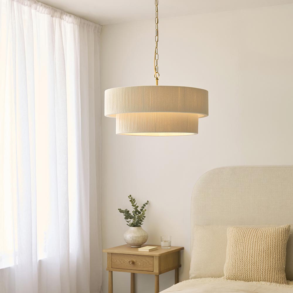 Neva Ceiling Light- Brushed Brass