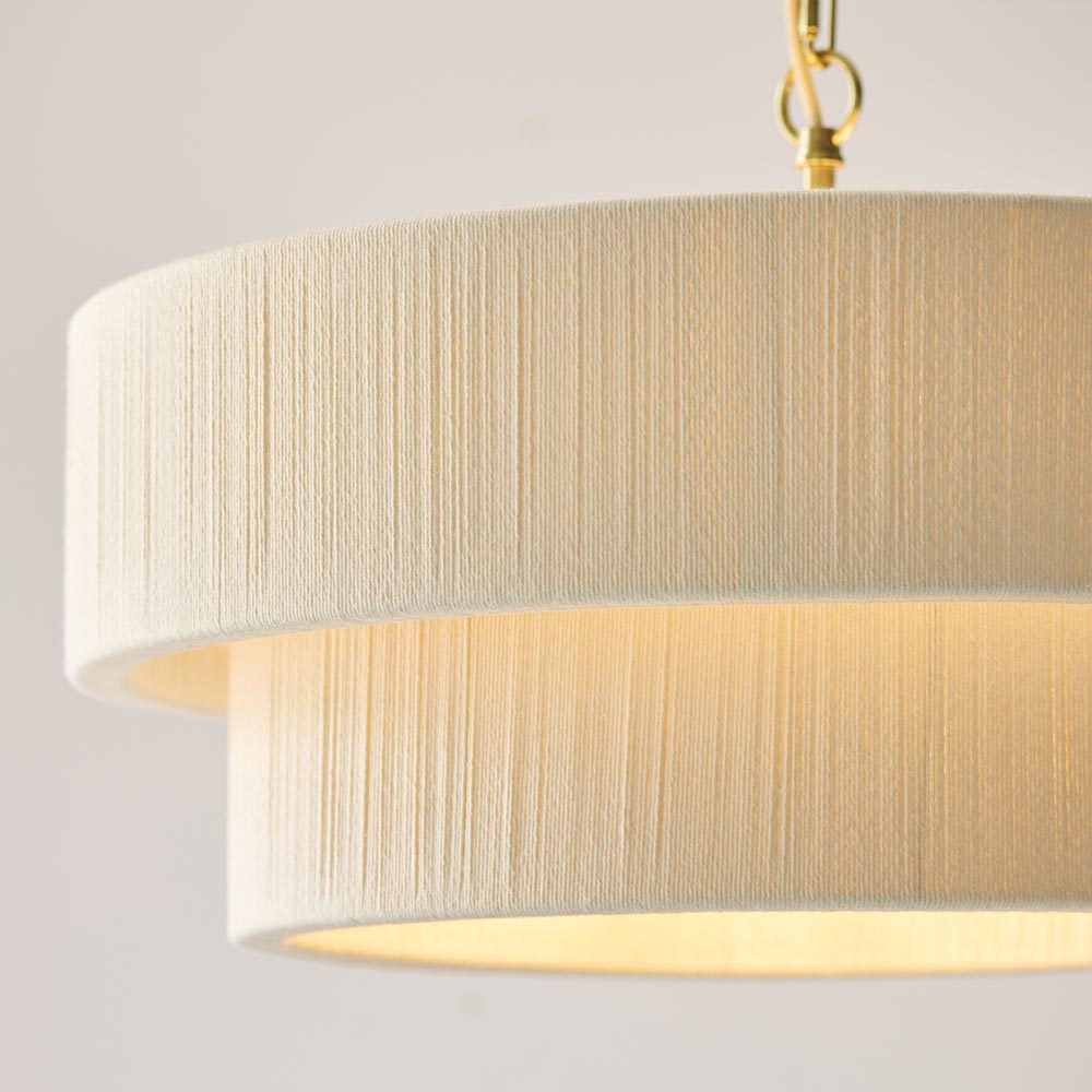 Neva Ceiling Light- Brushed Brass