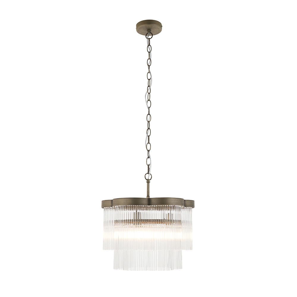 Liyan 3lt/5lt Ceiling Light- Antique brass