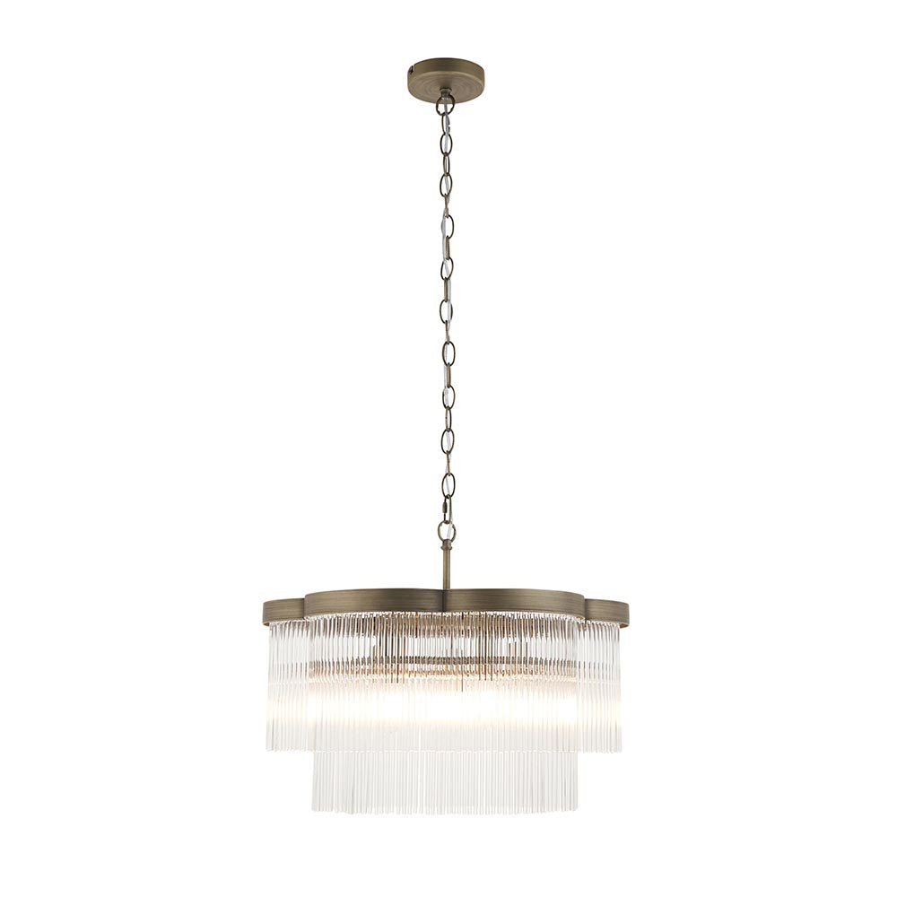 Liyan 3lt/5lt Ceiling Light- Antique brass