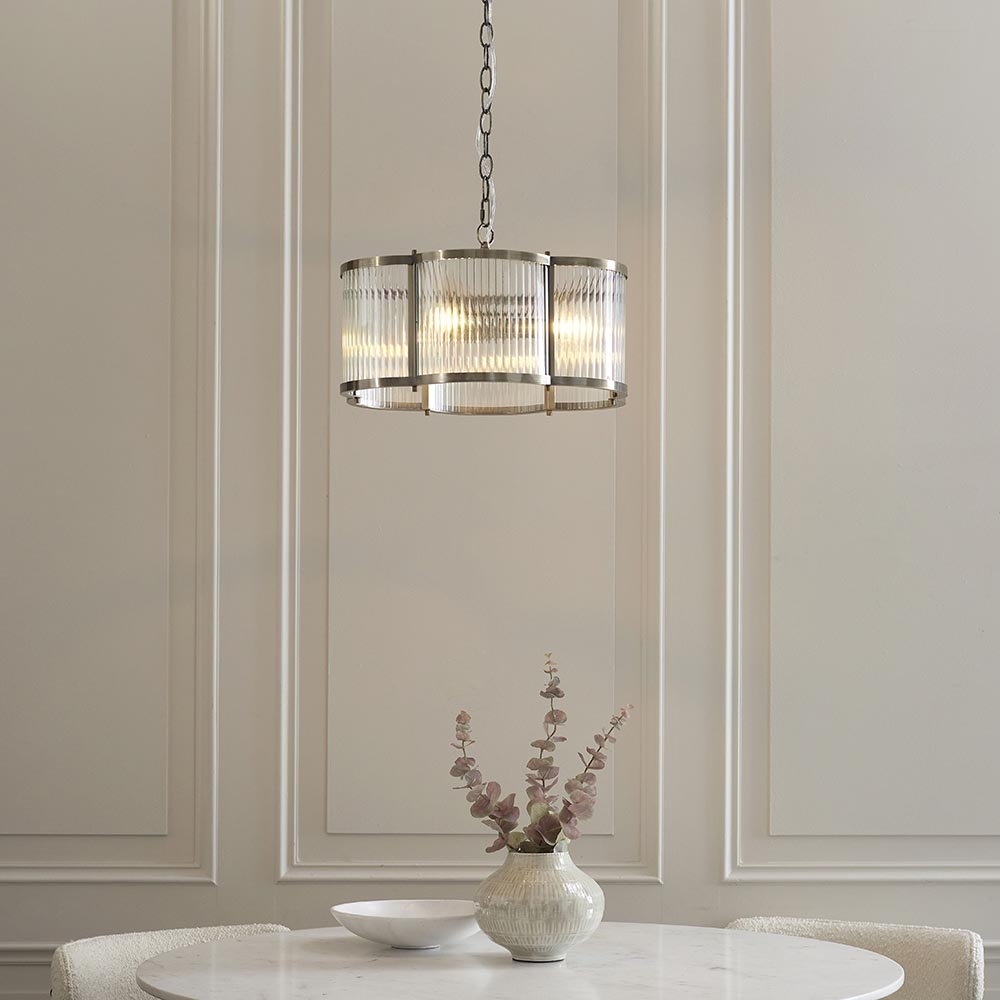 Essa 3lt/5lt Scallop Ceiling Light- Antique Brass