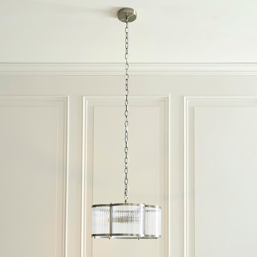 Essa 3lt/5lt Scallop Ceiling Light- Antique Brass