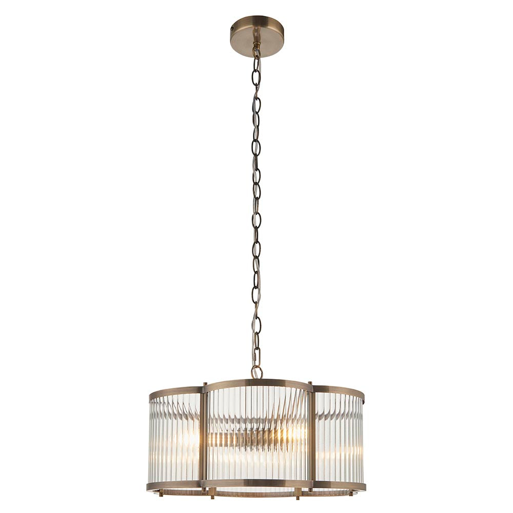 Essa 3lt/5lt Scallop Ceiling Light- Antique Brass