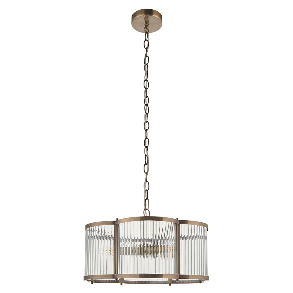 Essa 3lt/5lt Scallop Ceiling Light- Antique Brass