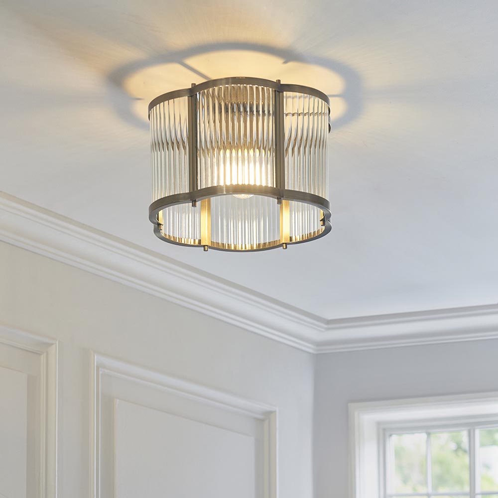 Essa Scallop Flush Light